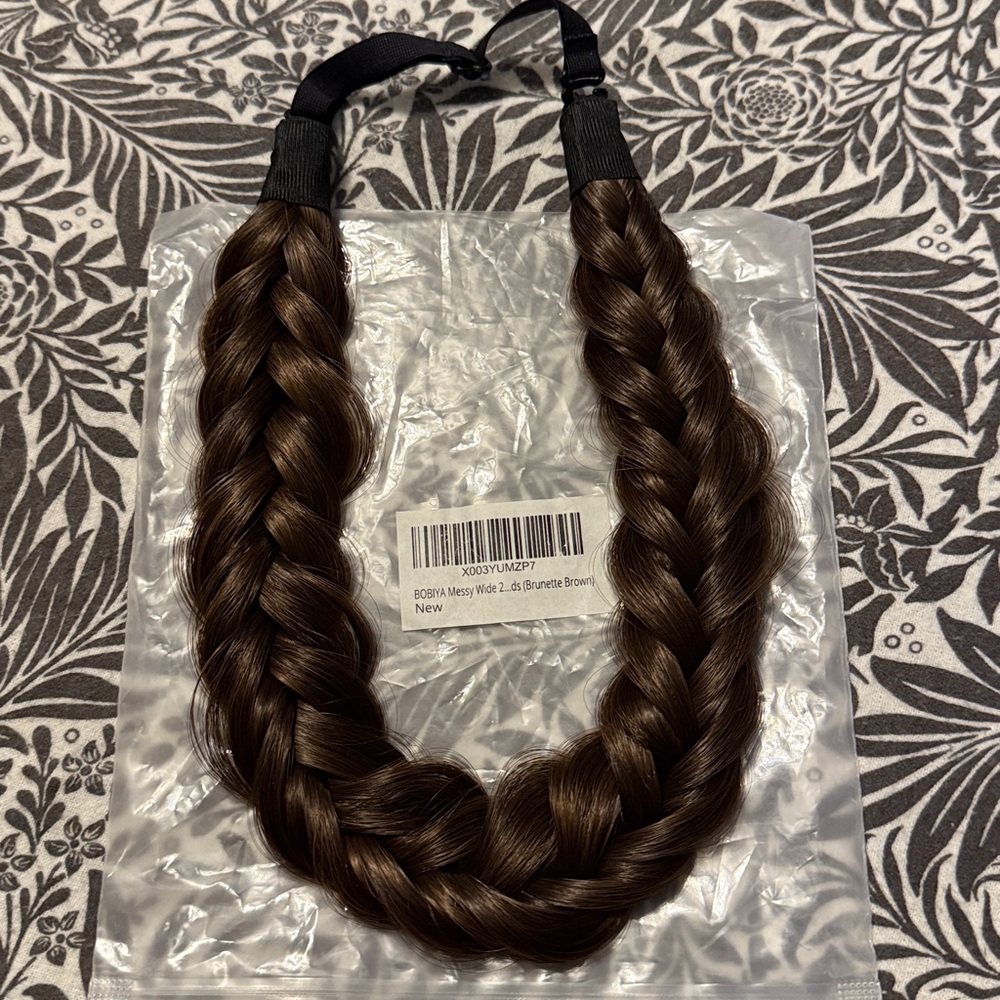 😎Elegant Messy Brown Braided Hairband🐝